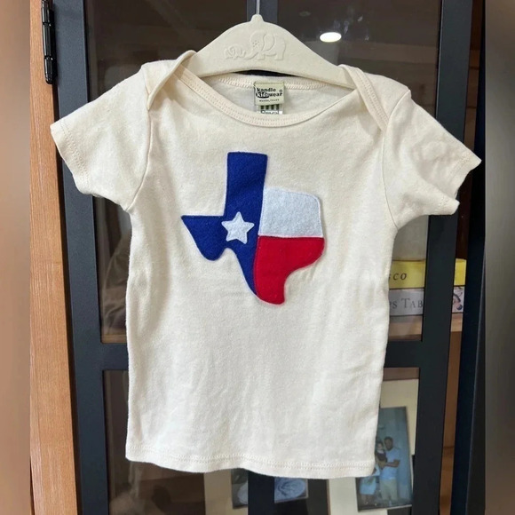 Kids Texas tee tshirt short sleeve Embroidered state flag Austin toddler unisex - Picture 1 of 4